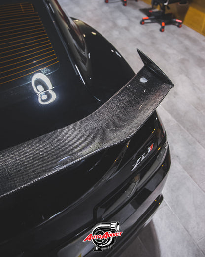 2010-2015 Camaro ZL1 1LE Gloss Carbon Fiber 1pc Rear Spoiler