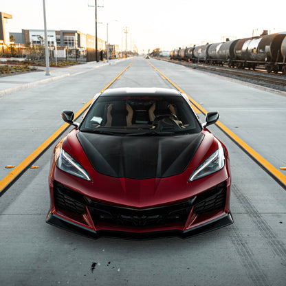 2020-2024 Corvette C8 Stingray Z06 Track Package 15pcs Full Conversion Front Bumper Body Kit