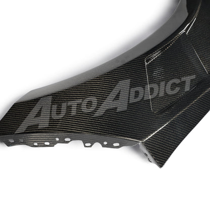 2016-2025 Camaro LT/RS/SS Type-LM Gloss Carbon Fiber Fenders Functional Vents Pair