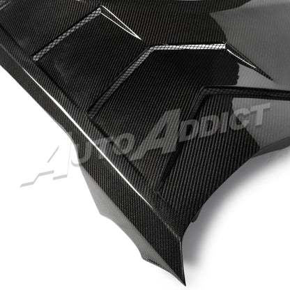 2016-2025 Camaro LT/RS/SS Type-LM Gloss Carbon Fiber Fenders Functional Vents Pair