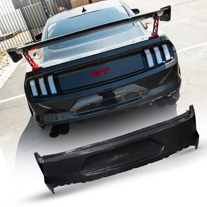 2015-2023 Ford Mustang GT500 Style Double Sided Full Carbon Fiber Track Package Rear Bumper Conversion