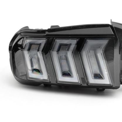 2015-2023 Mustang S550 Heritage-X™ RGB Taillights Amber Turn Signal Sequential w/ Animation
