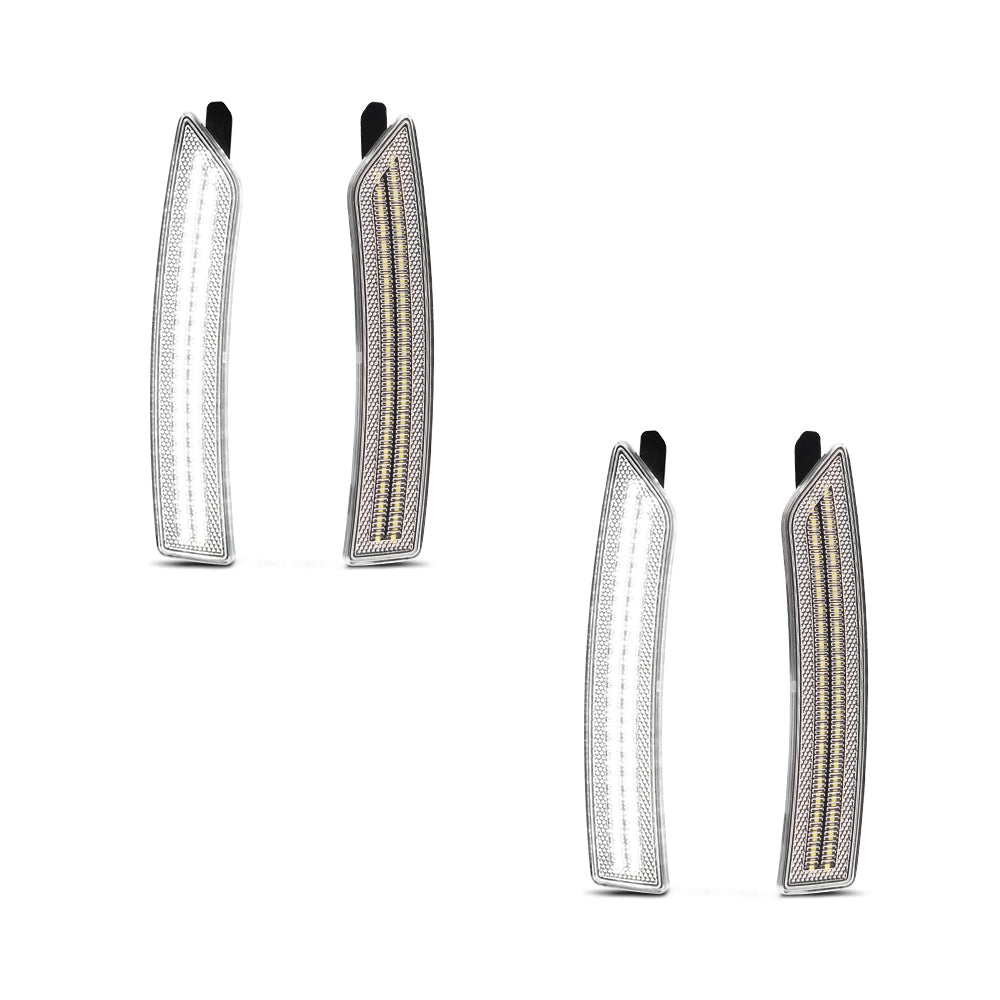 2024-2026 Ford Mustang S650 Clear White LED Side Markers