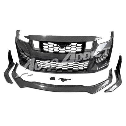 2024–2026 Mustang S650 Heritage SC™ V-Shaped Dry Gloss Carbon Fiber Track Package Program Bundle