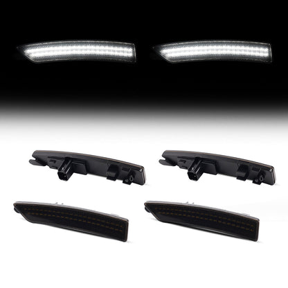 2024-2026 Ford Mustang S650 Smoke White LED Side Markers
