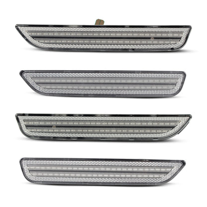 2010-2014 Ford Mustang Clear White LED Side Markers