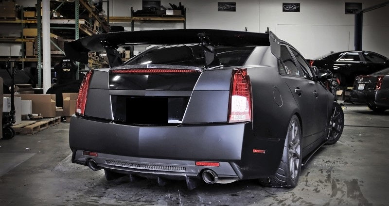 GTC-500 Carbon Fiber Adjustable Wing-2009 - 2014 Cadillac CTS-V Sedan
