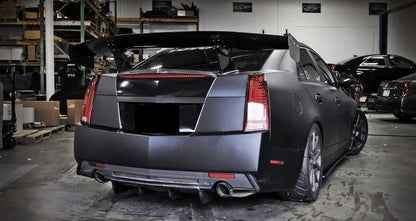 GTC-500 Carbon Fiber Adjustable Wing-2009 - 2014 Cadillac CTS-V Sedan