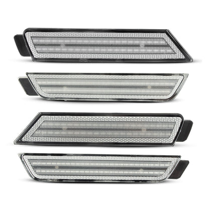2010-2015 Chevrolet Camaro Clear White LED Side Markers Set