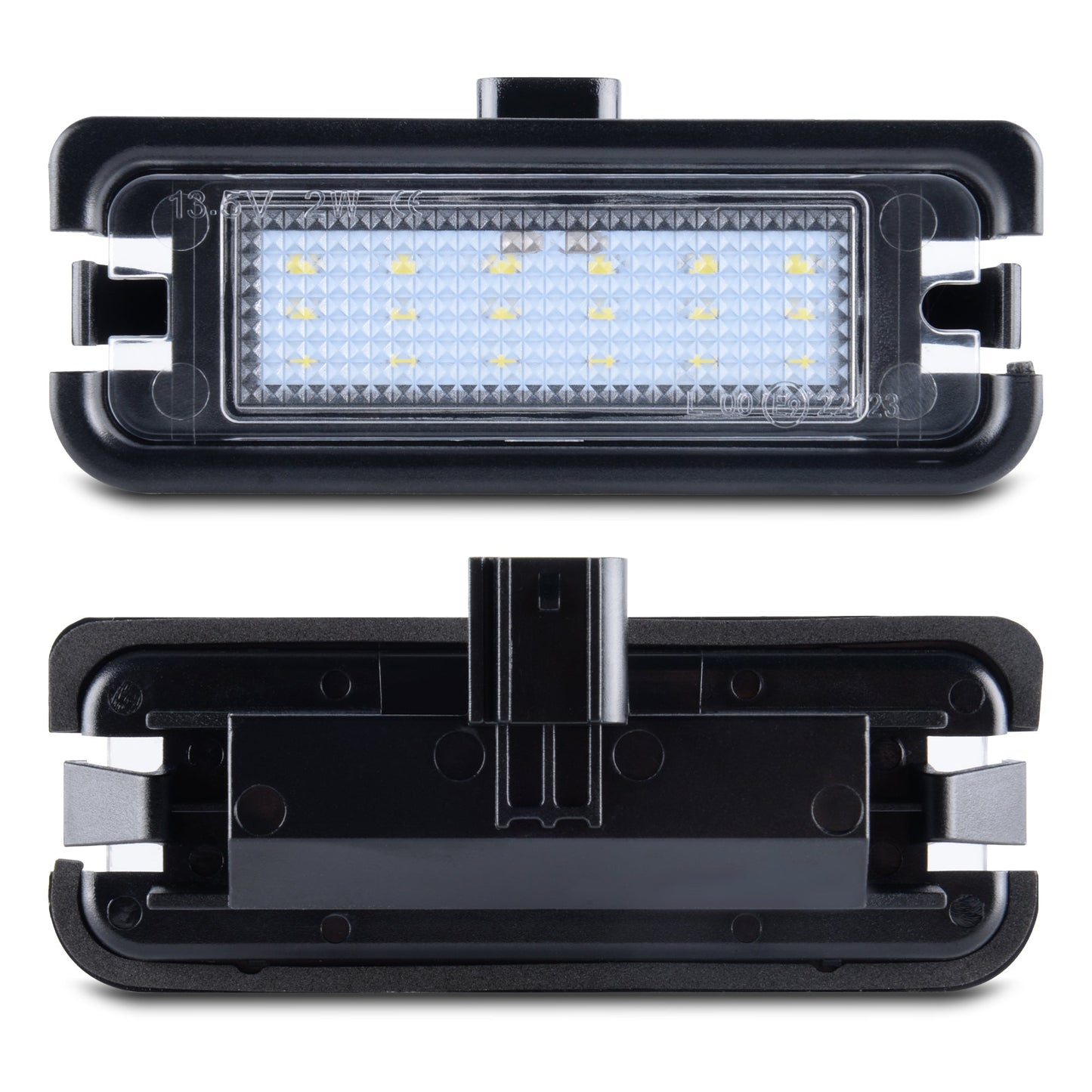 2015-2023 Mustang Rear Bumper License Plate White LED Lights Socket Replacement