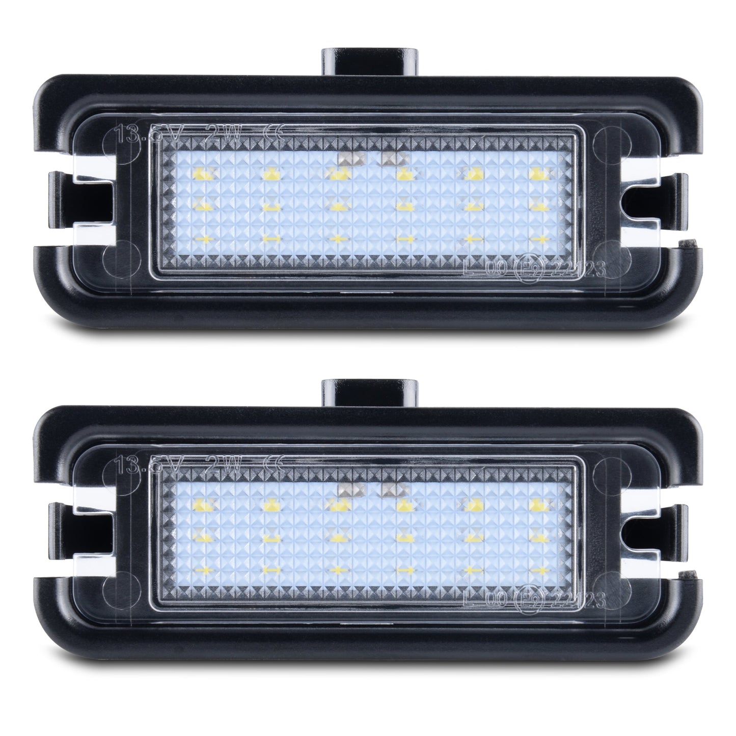 2015-2023 Mustang Rear Bumper License Plate White LED Lights Socket Replacement
