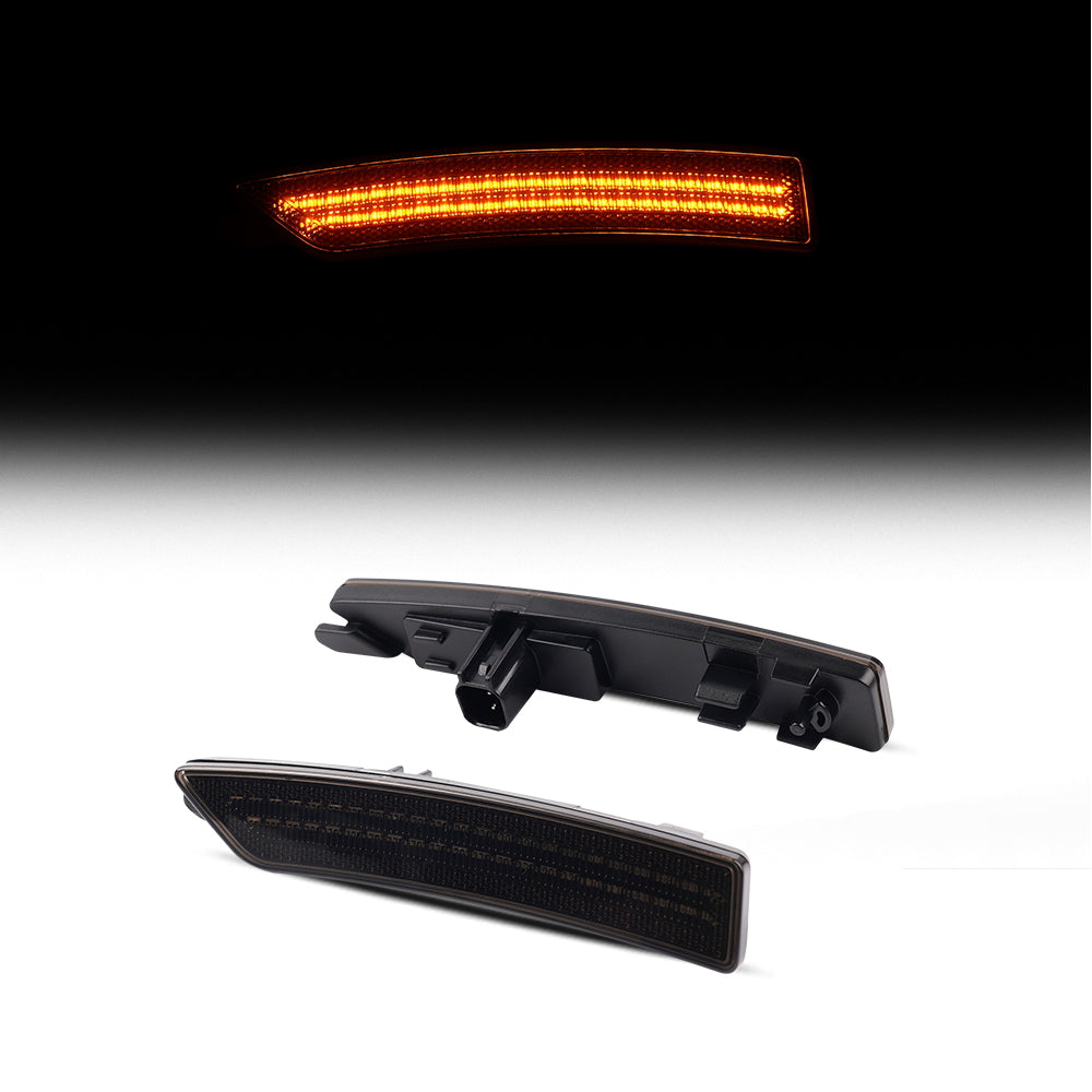 2024 + Ford Mustang S650 Smoked LED Side Markers (SET)(SMOKE)