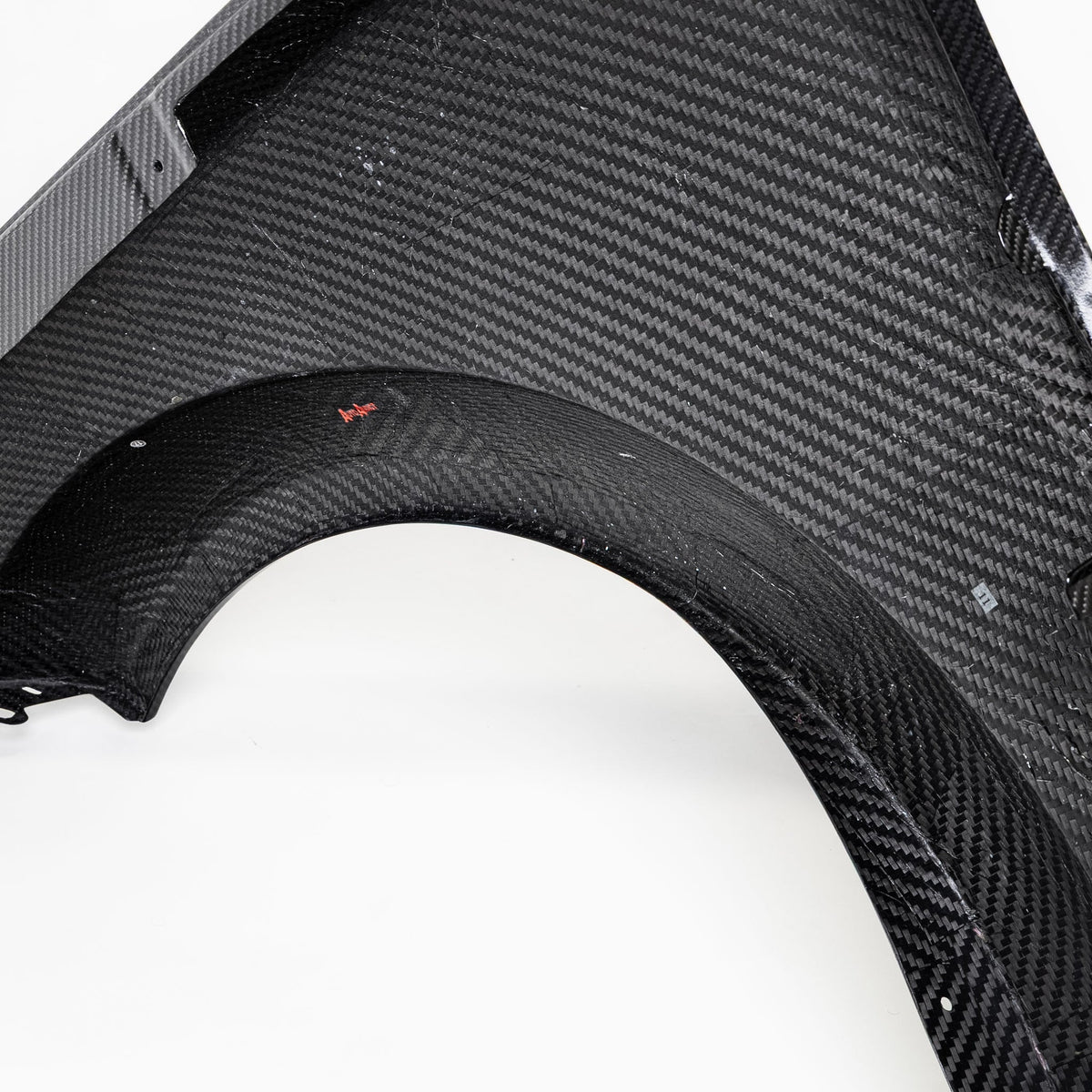 2015-2025 Dodge Charger Dry Gloss Carbon Fiber Type-Hellcat Front Fenders Widebody w/Flares 1pc