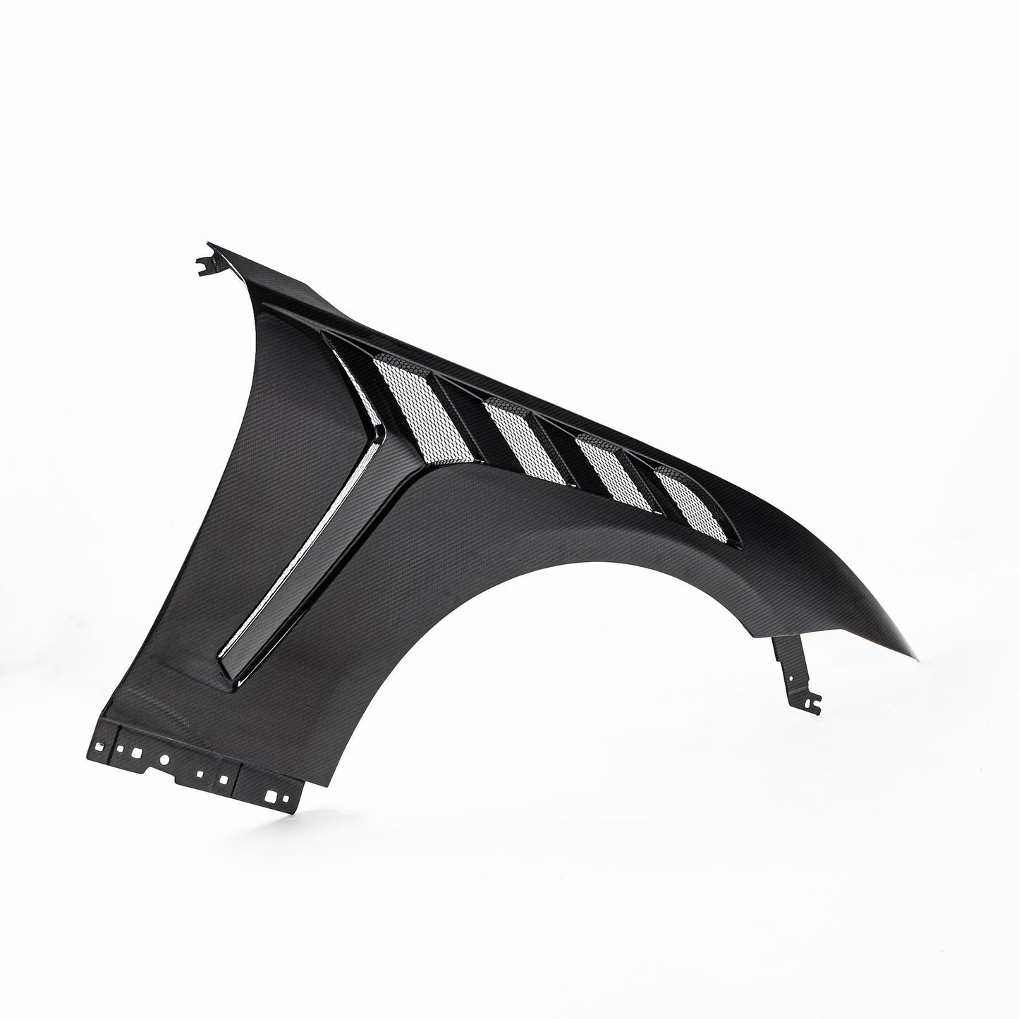 2024-2026 Mustang S650 Type-GTD Dry Gloss Carbon Fiber Front Fenders Pair