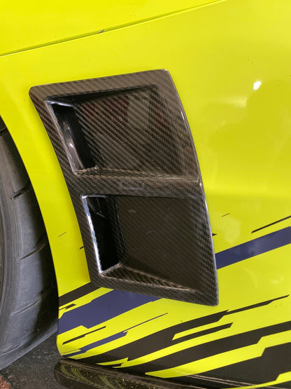 Carbon Fiber Rear Bumper Ducts - 2015-2021 Subaru WRX/ STI Type RA