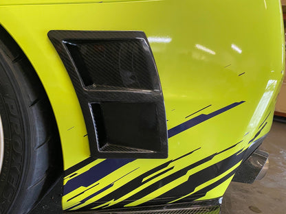 Carbon Fiber Rear Bumper Ducts - 2015-2021 Subaru WRX/ STI Type RA