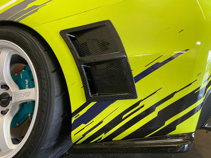 Carbon Fiber Rear Bumper Ducts - 2015-2021 Subaru WRX/ STI Type RA