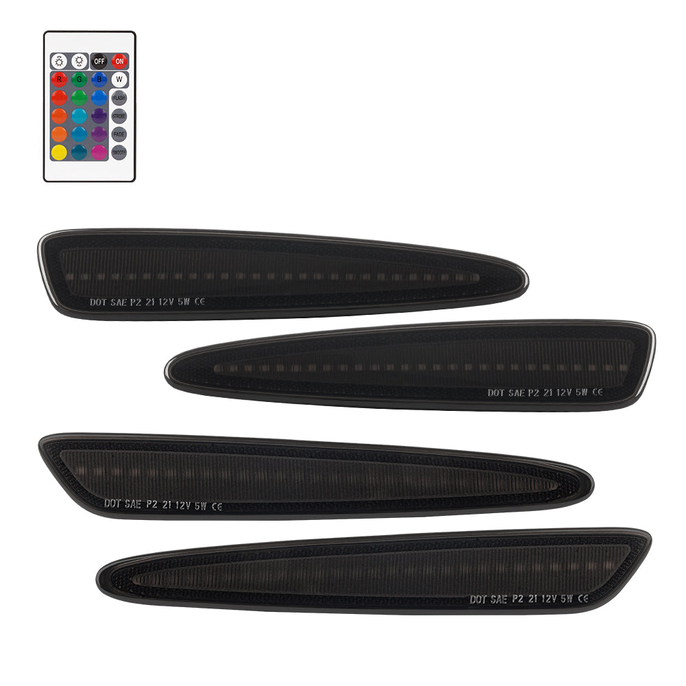 2005-2013 Chevrolet Corvette C6 RGB Smoke LED Side Marker