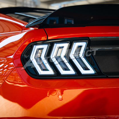 2015-2023 Mustang S550 Heritage-X™ RGB Taillights Amber Turn Signal Sequential w/ Animation