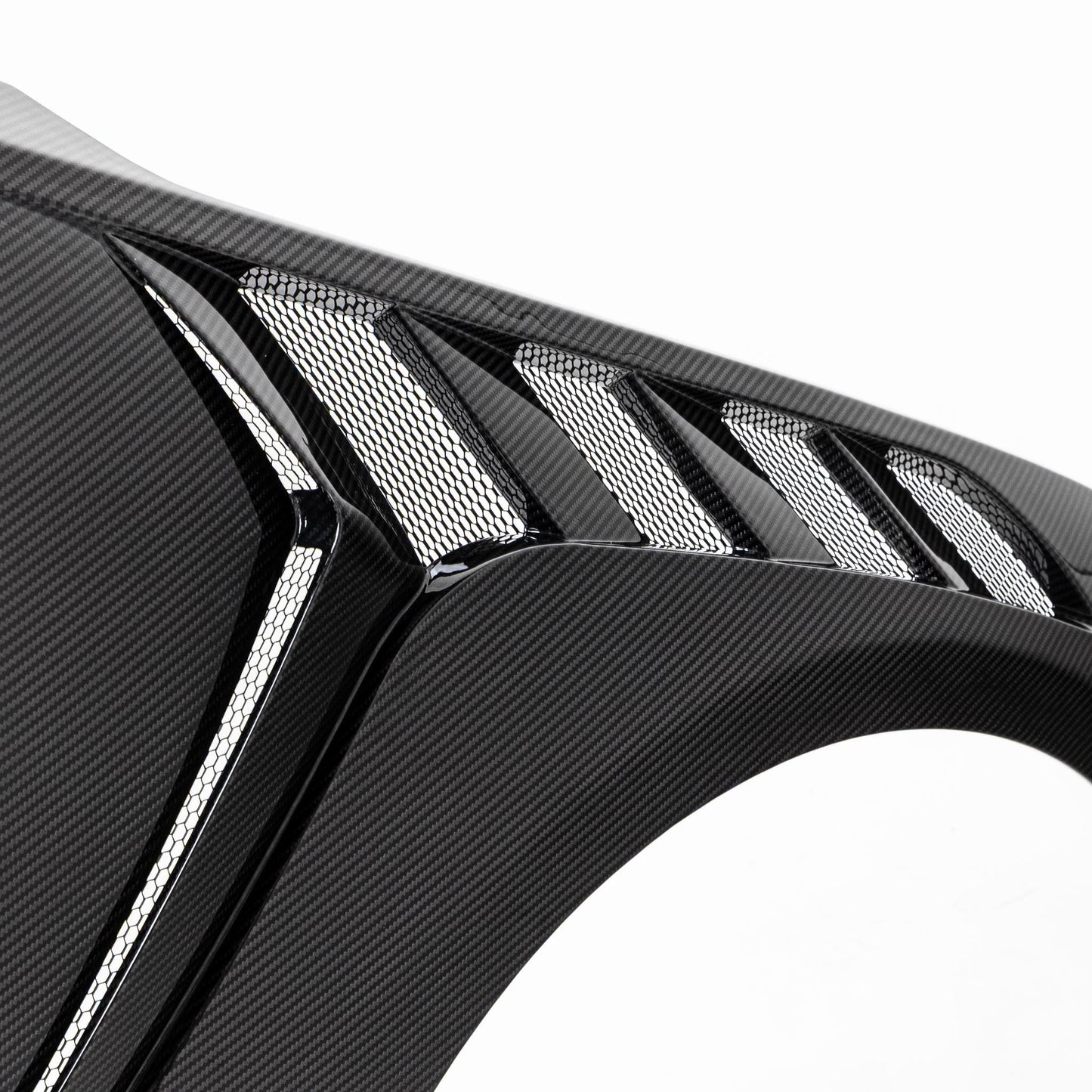 2024-2026 Mustang S650 Type-GTD Dry Gloss Carbon Fiber Front Fenders Pair