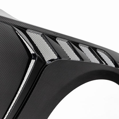 2024-2026 Mustang S650 Type-GTD Dry Gloss Carbon Fiber Front Fenders Pair