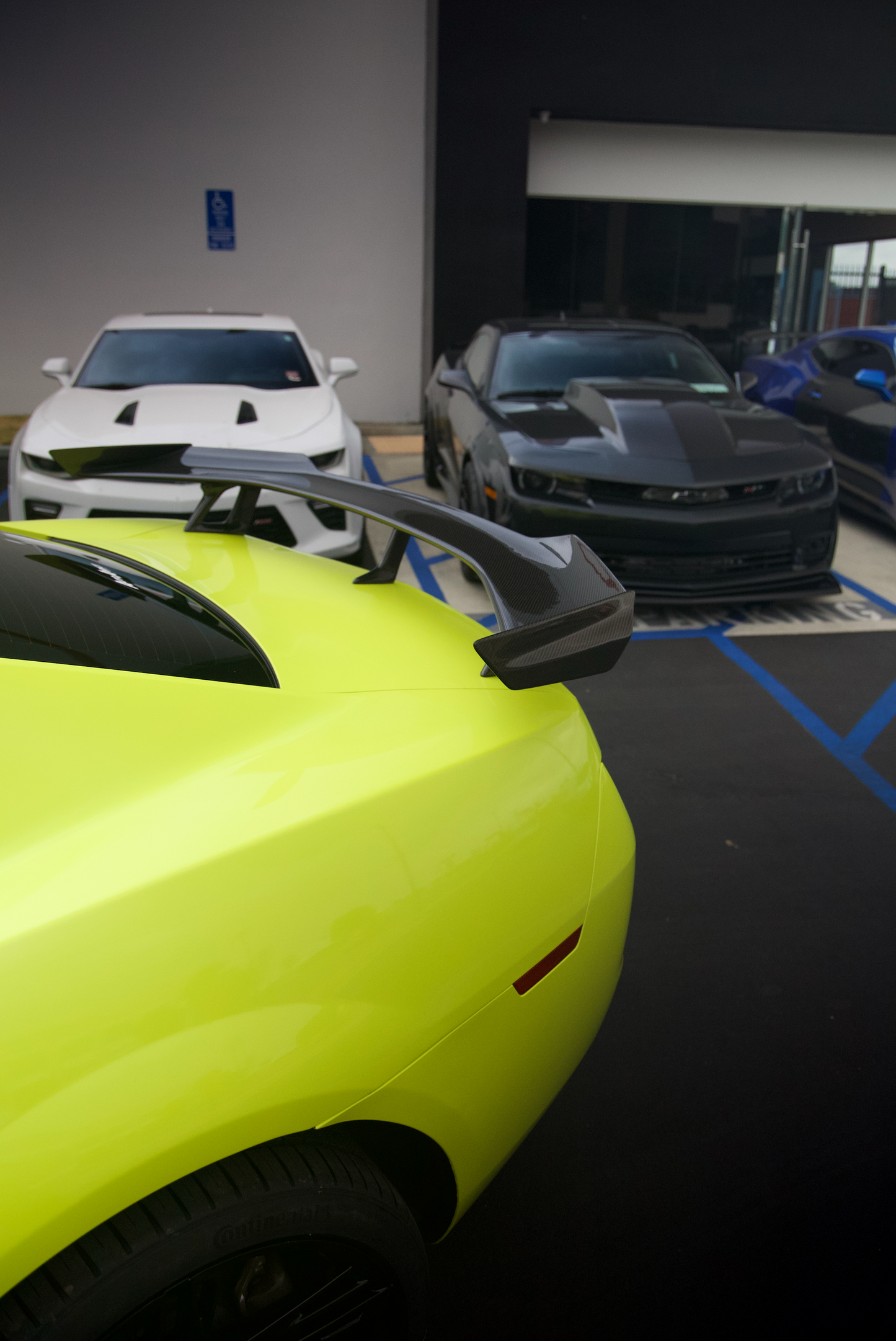 2010-2015 Camaro ZL1 1LE Gloss Carbon Fiber 1pc Rear Spoiler