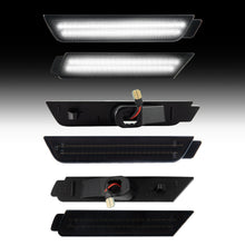 2010-2015 Chevrolet Camaro Smoked White LED Side Markers Set