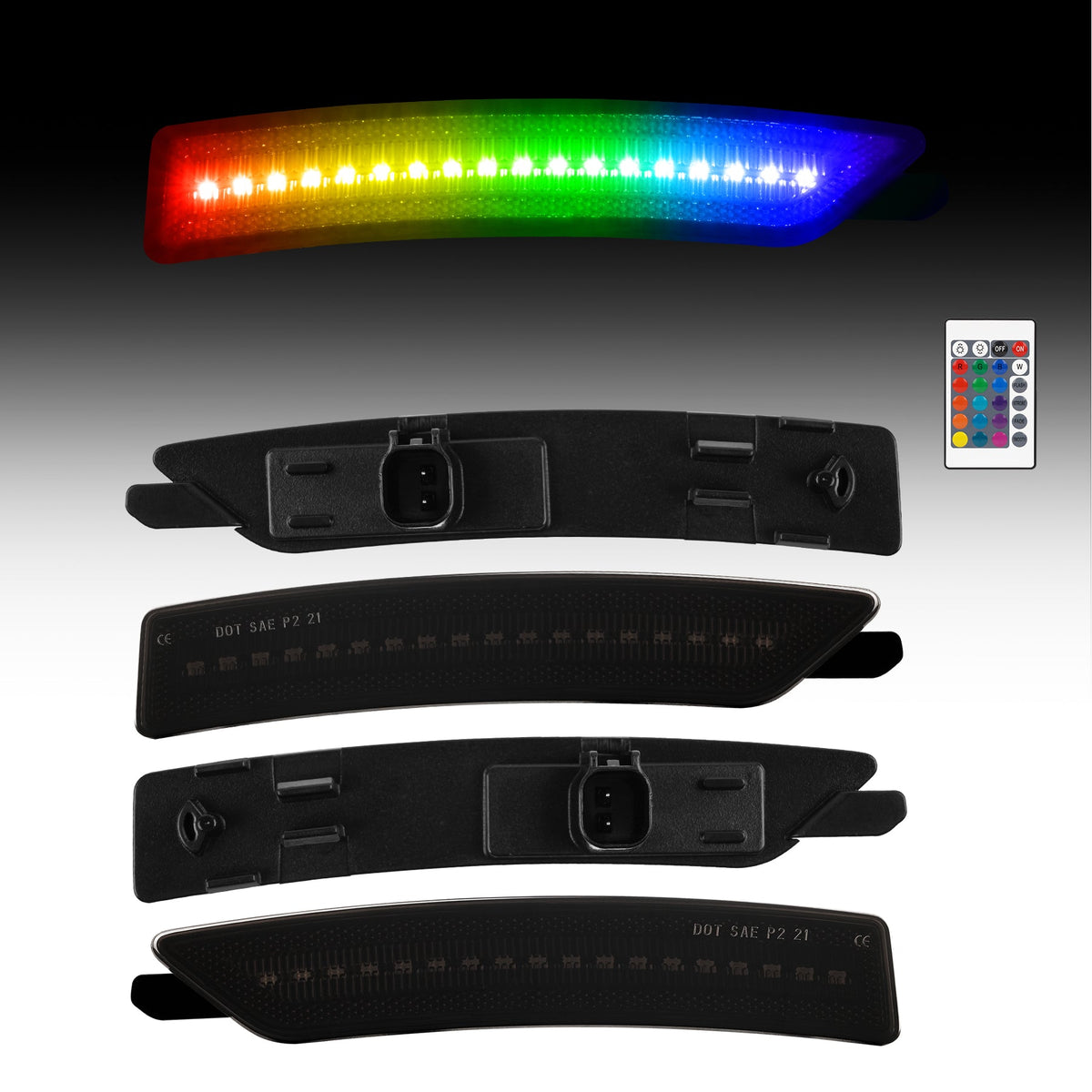 2024-2026 Ford Mustang S650 RGB Smoke LED Side Markers | Royal Performance