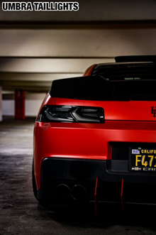 2012-2013 CHEVY CAMARO UMBRA LED TAILLIGHTS GLOSS BLACK/SMOKE LENS + CUSTOM HARNESS