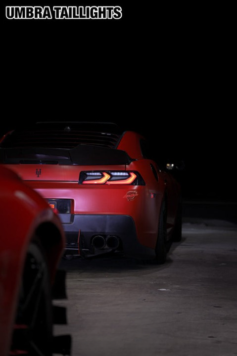 2014-2015 Chevy Camaro Umbra LED Taillights – Gloss Black/Smoke Lens
