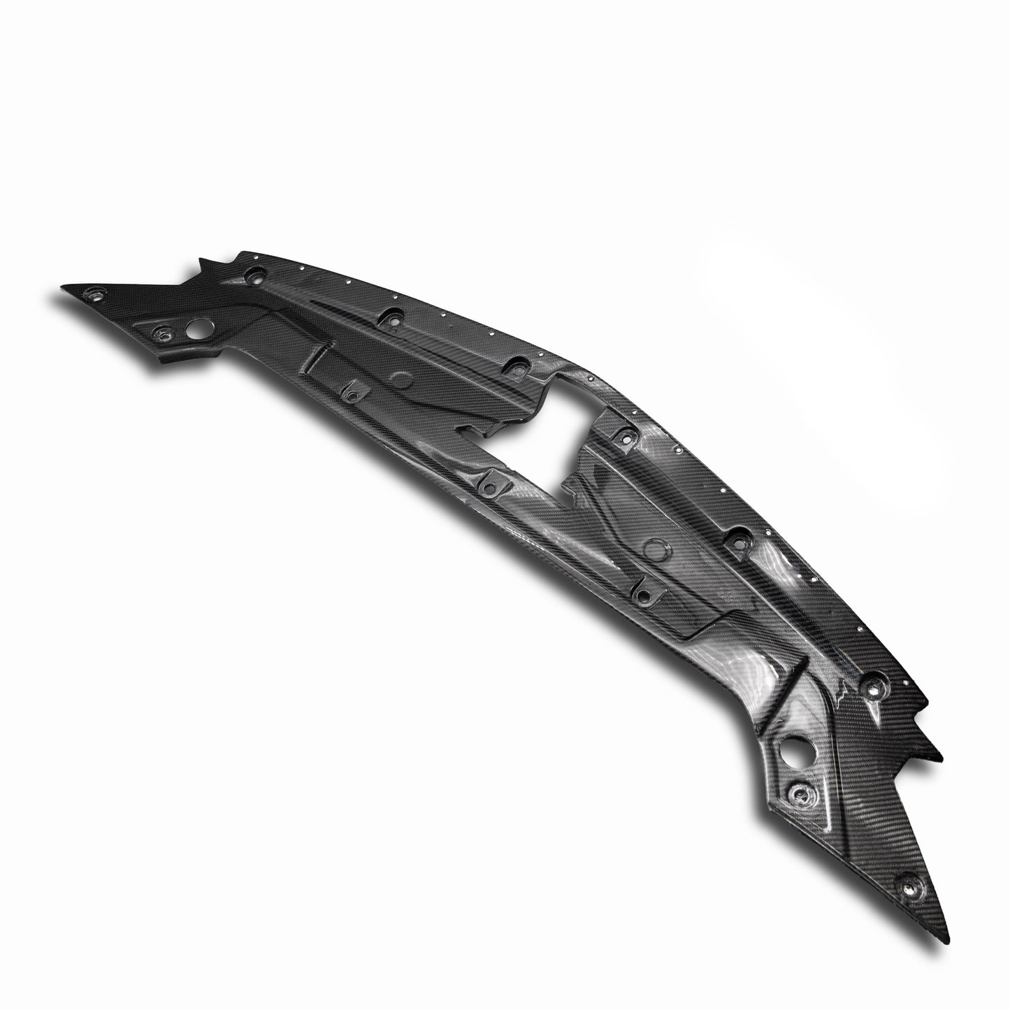 2021-2026 Cadillac CT5-V Blackwing Engine Panel Trim Radiator Cover Gloss Carbon Fiber 3pc Kit