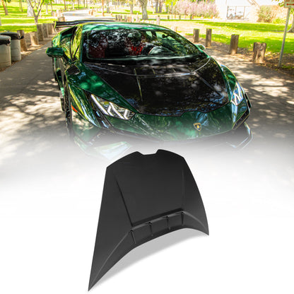 2014–2024 Lamborghini Huracán Type-Tecnica V-Shaped Dry Double-Sided Carbon Fiber Hood