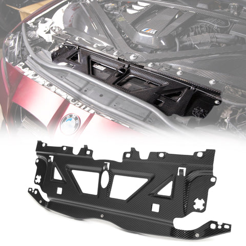 2021-2026 BMW G80 G82 M3 M4 Dry Gloss Carbon Fiber Water Tank Radiator Plate Cover