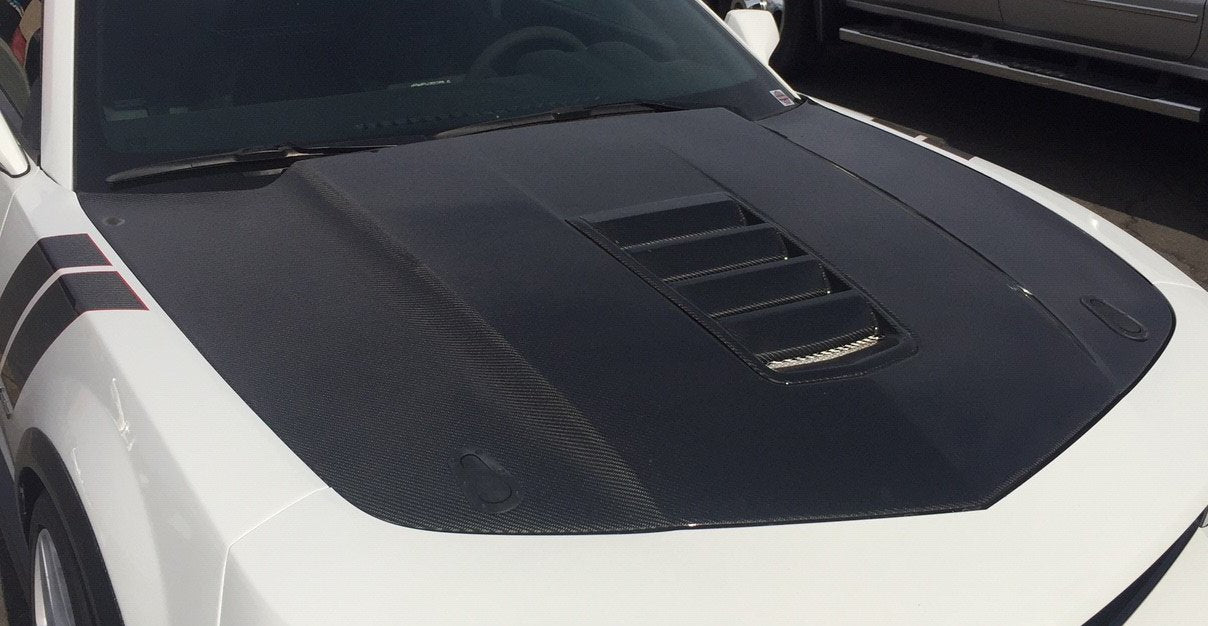 2014-2015 CHEVY CAMARO Z28 STYLE CARBON FIBER HOOD