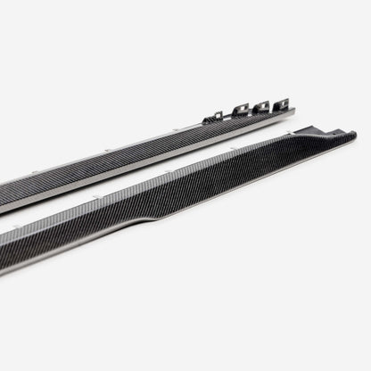 2022-2026 Cadillac CT5-V Blackwing Type-ST Gloss Carbon Fiber Side Rocker Panel Extensions