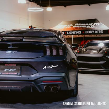 2024-2026 Mustang S650 Euro Style Taillights Amber Turn Signal Sequential