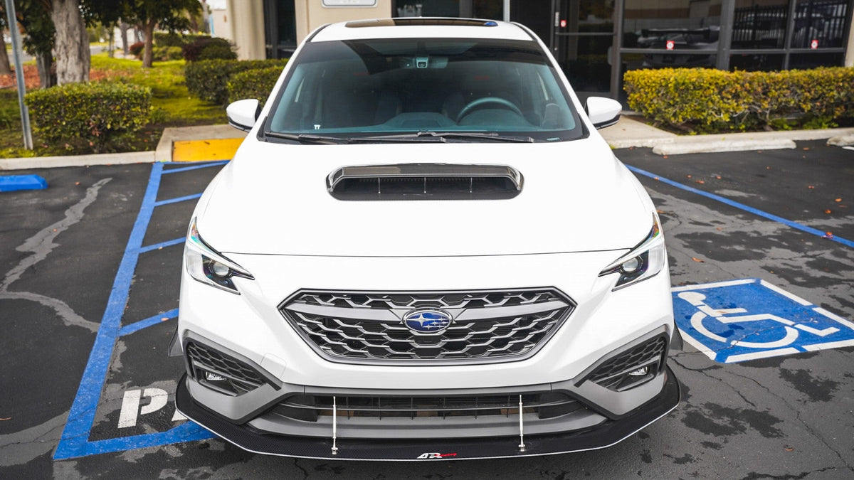 Carbon Fiber Wind Splitter w/ Rods- Subaru WRX 2022-Up