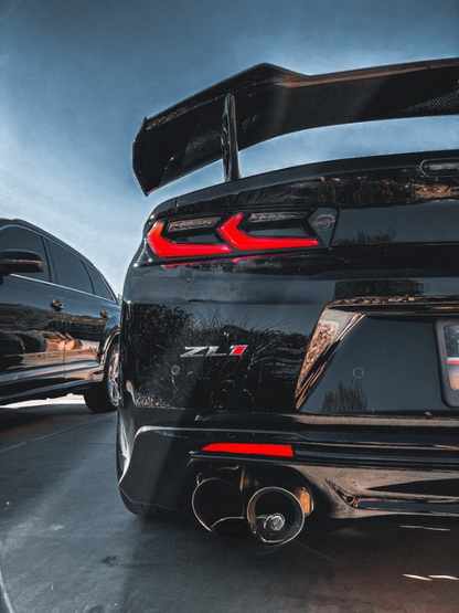 2016-2018 CHEVY CAMARO UMBRA LED TAILLIGHTS GLOSS BLACK/SMOKE LENS