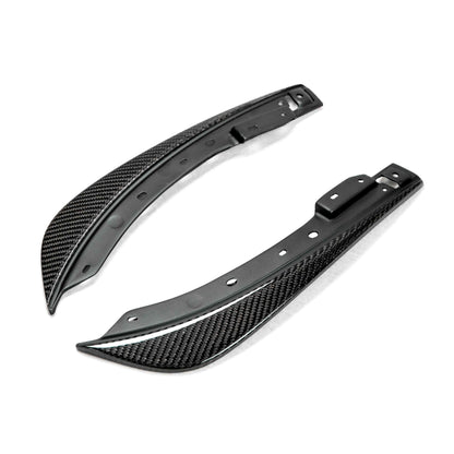 2008-2014 Dodge Challenger Carbon Fiber Front Bumper Canards (Pair)