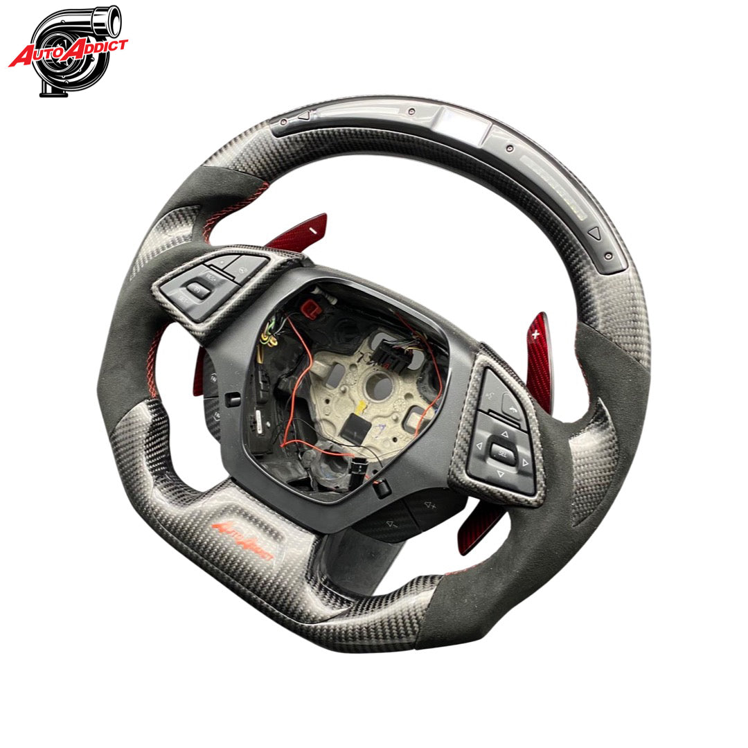 2016-2024 Chevy Camaro Custom Carbon Fiber Steering Wheel