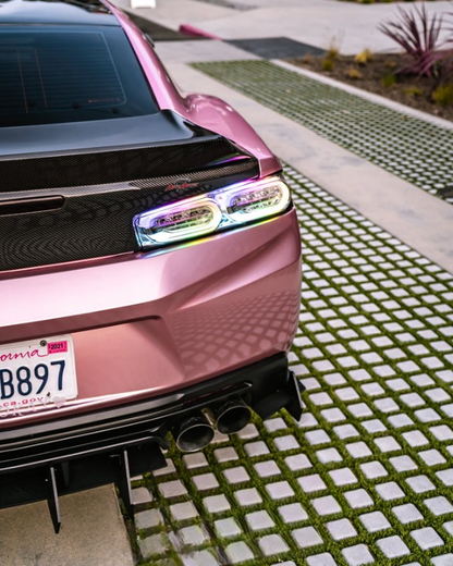 2016 - 2024 Camaro Carbon Fiber Trunk Double Sided Decklid With Integrated Spoiler