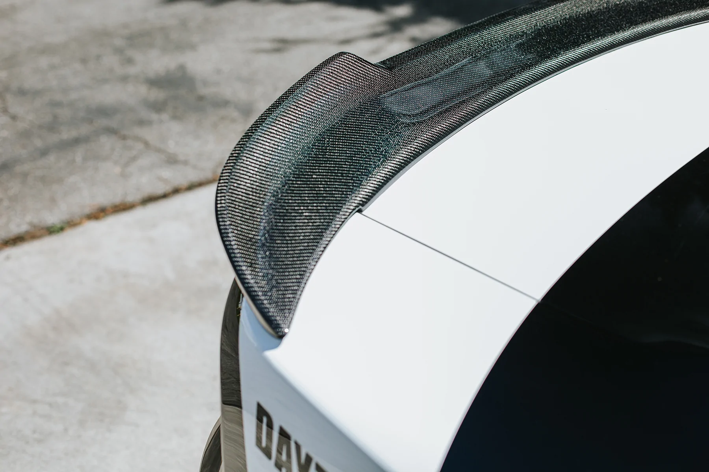 2015-2024 Dodge Charger Hellcat Ducklid Style Carbon Fiber Rear Spoiler