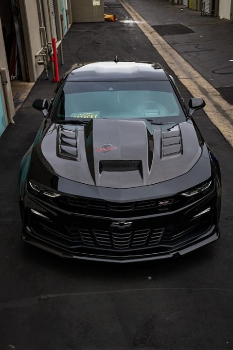 2016-2025 Chevy Camaro Terminator Full Carbon Fiber Hood