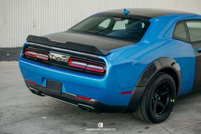 2015-2024 Dodge Challenger Ducklid Style Carbon Fiber Rear Spoiler