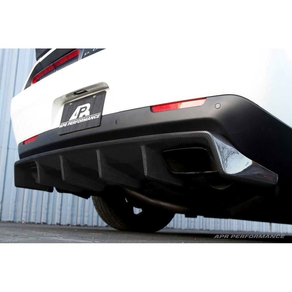Carbon Fiber Rear Diffuser- 2015-2023 Dodge Challenger Hellcat