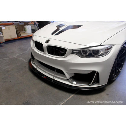 Carbon Fiber Front Wind Splitter- BMW F80 M3/ F82 M4 with M Performance Lip