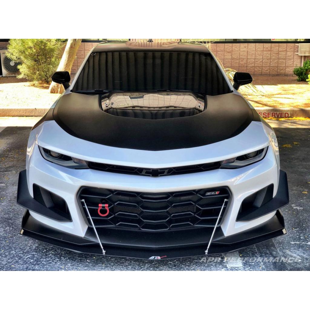 Carbon Fiber Front Wind Splitter- 2018-2024 Chevrolet Camaro ZL1 1LE