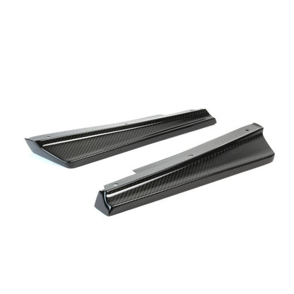 2017-2022 Nissan R35 GT-R APR Carbon Fiber Rear Bumper Skirts