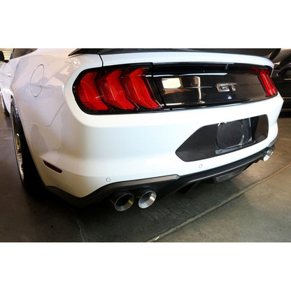 Carbon Fiber License Plate Backing-2018-2023 Ford Mustang