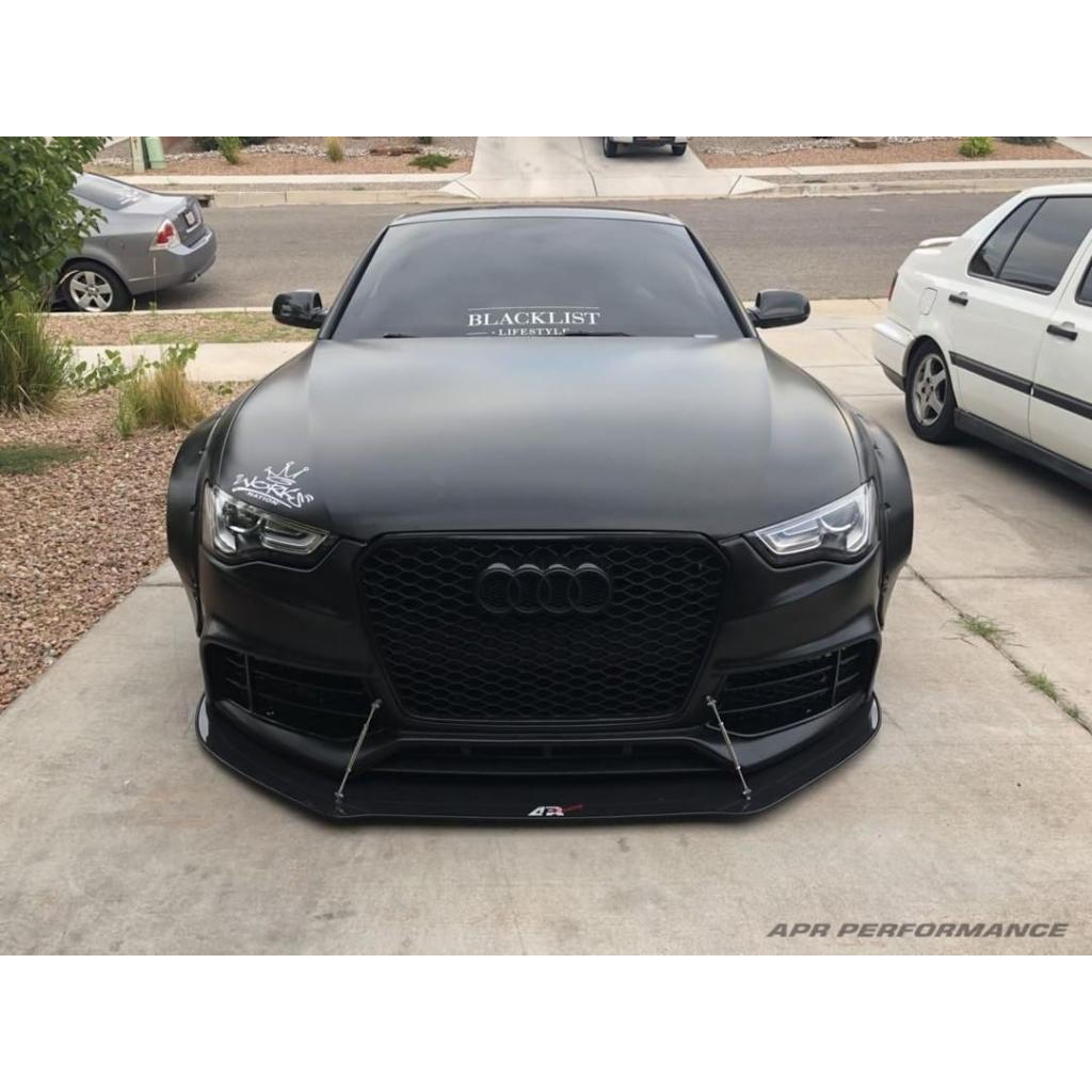 Carbon Fiber Front Wind Splitter - 2013-2017 Audi S5 /RS5 (Stock Bumper)